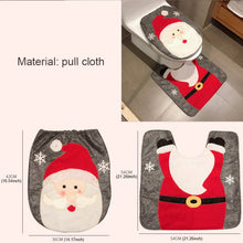 Load image into Gallery viewer, 2 in 1 Christmas Decoration Toilet Set, Elk, Snowman