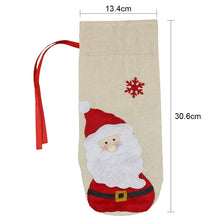 Load image into Gallery viewer, 2 PCS CX20215 Snowman Pattern Wine Bottle Bag Christmas Decoration, HC4910A, HC4910B, HC4910C