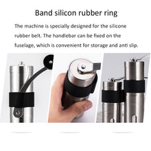 Load image into Gallery viewer, Portable Conical Burr Mill Manual Stainless Steel Hand Crank Coffee Bean Grinder, Capacity: 30g, Capacity: 30g