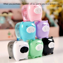 Load image into Gallery viewer, Deli Mini Pig Manual Pencil Sharpeners Kids Friendly at Home Office School, Random Color Delivery, 0557
