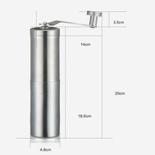 Load image into Gallery viewer, Portable Conical Burr Mill Manual Stainless Steel Bean Pepper Hand Crank Coffee Grinder, Gift Box Package, Coffee Bean Grinder