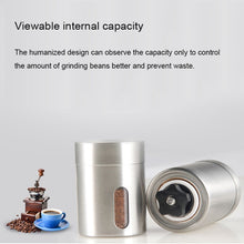 Load image into Gallery viewer, Portable Conical Burr Mill Manual Stainless Steel Bean Pepper Hand Crank Coffee Grinder, Gift Box Package, Coffee Bean Grinder