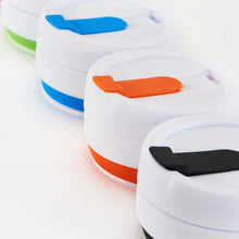 Load image into Gallery viewer, 350ml Outdoor Pocket-Sized Coffee Tea Collapsible Travel Mug Silicone Cup with Lid