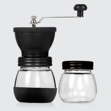 Load image into Gallery viewer, Portable Conical Burr Mill Manual Spice Herbs Hand Grinding Machine Coffee Bean Grinder with Seal Pot, With Seal Pot
