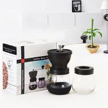Load image into Gallery viewer, Portable Conical Burr Mill Manual Spice Herbs Hand Grinding Machine Coffee Bean Grinder with Seal Pot, With Seal Pot