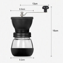 Load image into Gallery viewer, Portable Conical Burr Mill Manual Spice Herbs Hand Grinding Machine Coffee Bean Grinder with Seal Pot, With Seal Pot