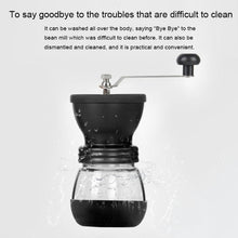 Load image into Gallery viewer, Portable Conical Burr Mill Manual Spice Herbs Hand Grinding Machine Coffee Bean Grinder with Seal Pot, With Seal Pot
