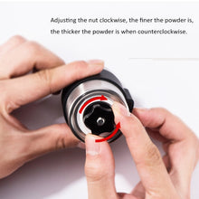 Load image into Gallery viewer, Portable Conical Burr Mill Manual Stainless Steel Hand Crank Coffee Bean Grinder with Silicone Ring, Capacity: 40g, Capacity: 40g