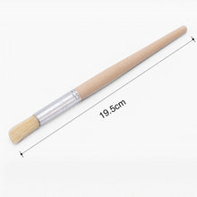 Load image into Gallery viewer, 2 PCS Wood Handle Bristles Coffee Grinder Dusting Cleaning Brush, Length: 19.5cm, Cleaning Brush