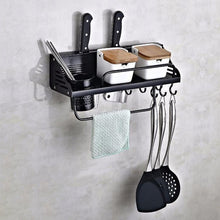 Load image into Gallery viewer, A Version 40cm 1 Cup Kitchen Multi-function Wall-mounted Condiment Storage Rack, A Version 40cm