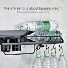 Load image into Gallery viewer, A Version 40cm 1 Cup Kitchen Multi-function Wall-mounted Condiment Storage Rack, A Version 40cm