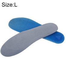 Load image into Gallery viewer, 1 Pair Honeycomb Damping Suede Soft Sport Shoes Insoles, Full Pads, Size: L / 41-46yards