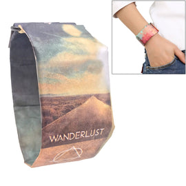 Travel Pattern Creative Fashion Waterproof Paper Watch Intelligent Paper Electronic Wristwatch