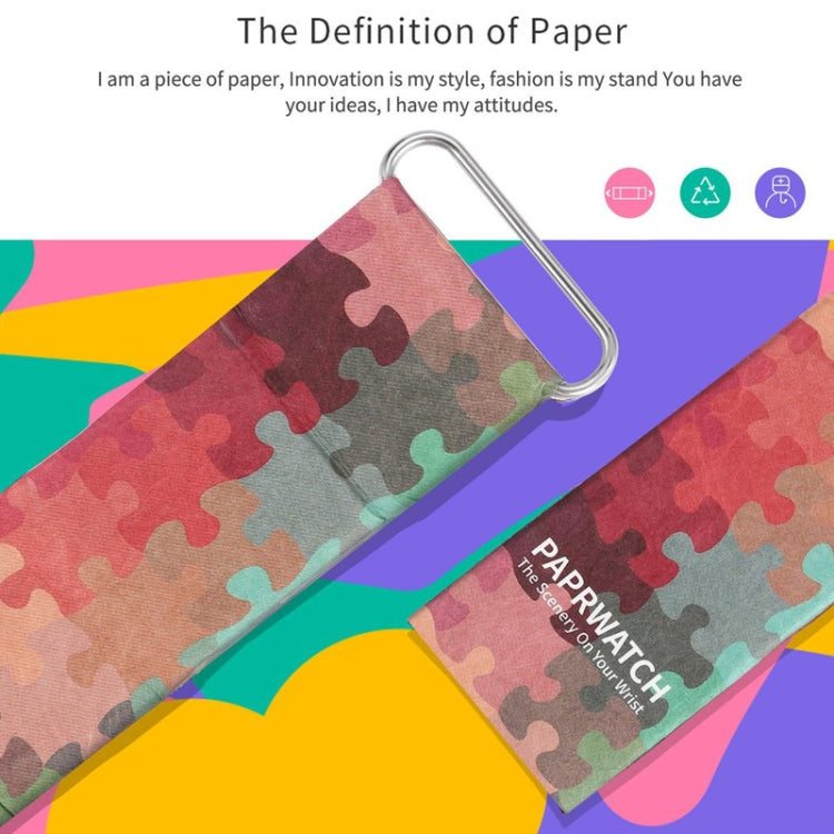 Flamingo Pattern Creative Fashion Waterproof Paper Watch Intelligent Paper Electronic Wristwatch