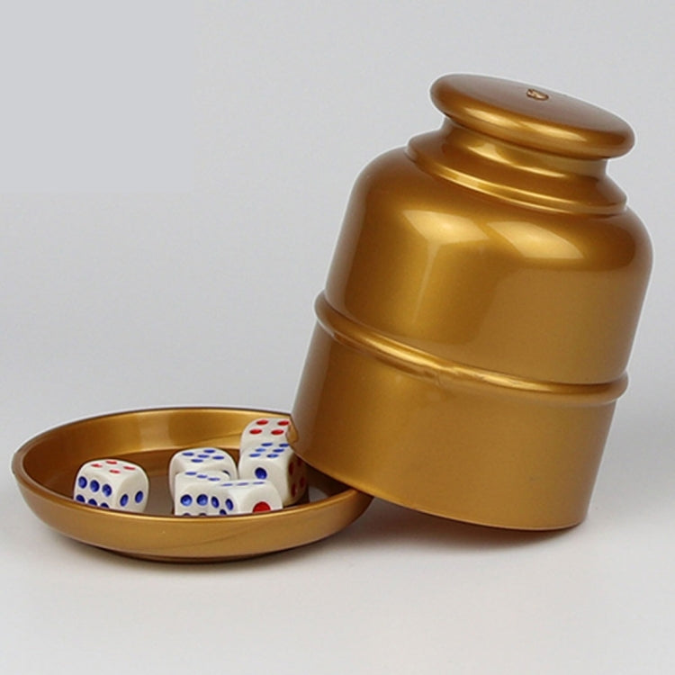 10 PCS Thickening Plastic Dice Cup Shaker Cup with Bottom Bar Nightclubs KTV Accessories Entertainment Desktop Games without Dice, Random Color Delivery