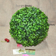 Load image into Gallery viewer, Artificial Aglaia Odorata Plant Ball Topiary Wedding Event Home Outdoor Decoration Hanging Ornament, Diameter: 4.7 inch, 4.7 inch