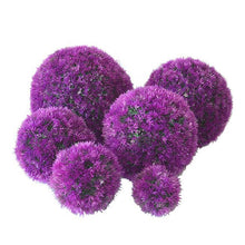 Load image into Gallery viewer, Artificial Grass Plant Ball Topiary Wedding Event Home Outdoor Decoration Hanging Ornament, Diameter: 4.7 inch, 4.7 inch