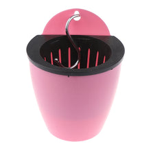 Load image into Gallery viewer, Self-Watering Planter Grow Plants Lazy Flower Pots Wall-hanging Round Resin Plastic Flower Pots, Size: 18x12.5x16cm, Size: 18x12.5x16cm