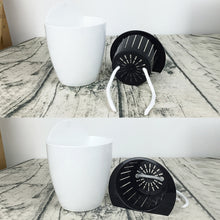 Load image into Gallery viewer, Self-Watering Planter Grow Plants Lazy Flower Pots Wall-hanging Round Resin Plastic Flower Pots, Size: 18x12.5x16cm, Size: 18x12.5x16cm