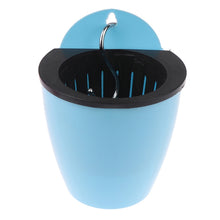 Load image into Gallery viewer, Self-Watering Planter Grow Plants Lazy Flower Pots Wall-hanging Round Resin Plastic Flower Pots, Size: 18x12.5x16cm, Size: 18x12.5x16cm