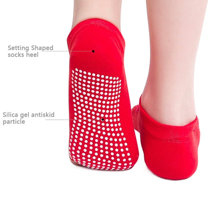 One Pair Open Toe Open Instep Anti-slip Sports Female Yoga Socks, Size: 34 - 39 (EUR)