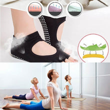 Load image into Gallery viewer, One Pair Open Toe Open Instep Anti-slip Sports Female Yoga Socks, Size: 34 - 39 (EUR)