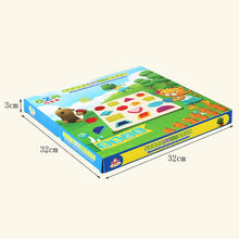 Load image into Gallery viewer, QZM-0023 Rainbow Children Early Education Wooden Building Blocks Toys Parent-child Interaction Educational Toys, Size: 32*32*3cm