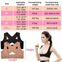 Load image into Gallery viewer, Women Ultrathin Kyphosis Correction Shoulder Support Tight-fitting Orthopedic Belt, Size:XL, XL