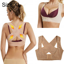 Load image into Gallery viewer, Women Ultrathin Kyphosis Correction Shoulder Support Tight-fitting Orthopedic Belt, Size:XL, XL