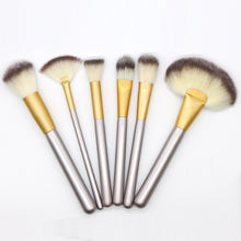 Load image into Gallery viewer, 18 in 1 High-grade Beige Beauty Makeup Brushes Tools Kit, Size: 25*46cm