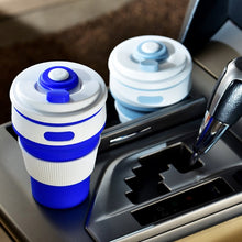Load image into Gallery viewer, 350ml Folding Portable Silicone Coffee Cup Multi-function Travel Cup