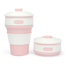 Load image into Gallery viewer, 350ml Folding Portable Silicone Coffee Cup Multi-function Travel Cup