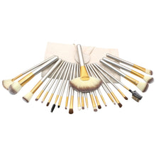 Load image into Gallery viewer, 24 in 1 High-grade Beige Beauty Makeup Brushes Tools Kit, Size: 25.4*52.6cm, Beige