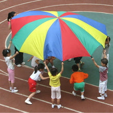 Load image into Gallery viewer, 7m Children Outdoor Game Exercise Sport Toys Rainbow Umbrella Parachute Play Fun Toy with 16 Handle Straps for Families / Kindergartens / Amusement Parks
