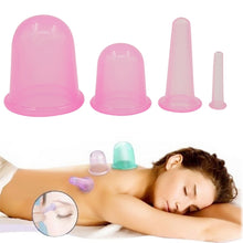 Load image into Gallery viewer, 4 in 1 Health Care Body Massage Vacuum Silicone Cupping Cups,Random Color Delivery, 4 in 1