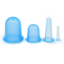Load image into Gallery viewer, 4 in 1 Health Care Body Massage Vacuum Silicone Cupping Cups,Random Color Delivery, 4 in 1