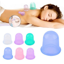 Load image into Gallery viewer, Health Care Body Massage Vacuum Silicone Cupping Cup,Random Color Delivery, 1 PCS