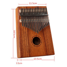 Load image into Gallery viewer, 17-tone Acacia Wood Single Kalimba Thumb Piano Kalimba Finger Piano, Acacia Wood