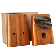 Load image into Gallery viewer, 17-tone Acacia Wood Single Kalimba Thumb Piano Kalimba Finger Piano, Acacia Wood
