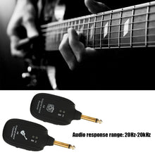 Load image into Gallery viewer, Guitar Wireless Transmitter Receiver A8 Electric Guitar Wireless Connection System Pickups, Guitar Wireless Transmitter