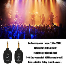 Load image into Gallery viewer, Guitar Wireless Transmitter Receiver A8 Electric Guitar Wireless Connection System Pickups, Guitar Wireless Transmitter