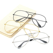 Load image into Gallery viewer, Fashion Oversize Men Women Clear Lens Eyeglasses, Random Color