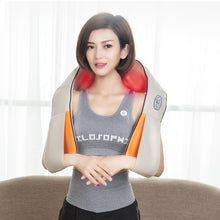 Load image into Gallery viewer, USB Charging Vibration Machine Neck Shawl Kneading Back Shoulder Vibration Massager
