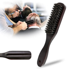 Load image into Gallery viewer, Wooden Handle Boar Brush Cleaning Hair Men Beard Brush Anti-static Barber Shop Hair Styling Comb Shaving Tools, Beard Brush
