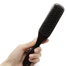 Load image into Gallery viewer, Wooden Handle Boar Brush Cleaning Hair Men Beard Brush Anti-static Barber Shop Hair Styling Comb Shaving Tools, Beard Brush
