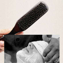 Load image into Gallery viewer, Wooden Handle Boar Brush Cleaning Hair Men Beard Brush Anti-static Barber Shop Hair Styling Comb Shaving Tools, Beard Brush