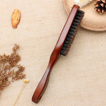 Load image into Gallery viewer, Wooden Handle Boar Brush Cleaning Hair Men Beard Brush Anti-static Barber Shop Hair Styling Comb Shaving Tools, Beard Brush