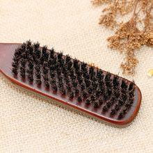 Load image into Gallery viewer, Wooden Handle Boar Brush Cleaning Hair Men Beard Brush Anti-static Barber Shop Hair Styling Comb Shaving Tools, Beard Brush