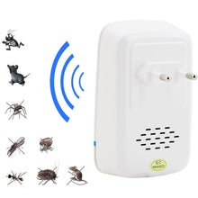 Load image into Gallery viewer, Electronic Ultrasonic Anti Mosquito Rat Insect Pest Repeller with Light, AC 110-220V, EU Plug, AU Plug, UK Plug, US Plug