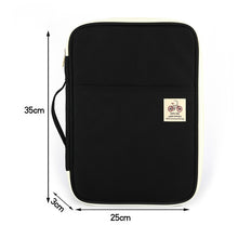 Load image into Gallery viewer, Office Supplies Multi-purpose Zipper Document Folder A4 Storage Bag